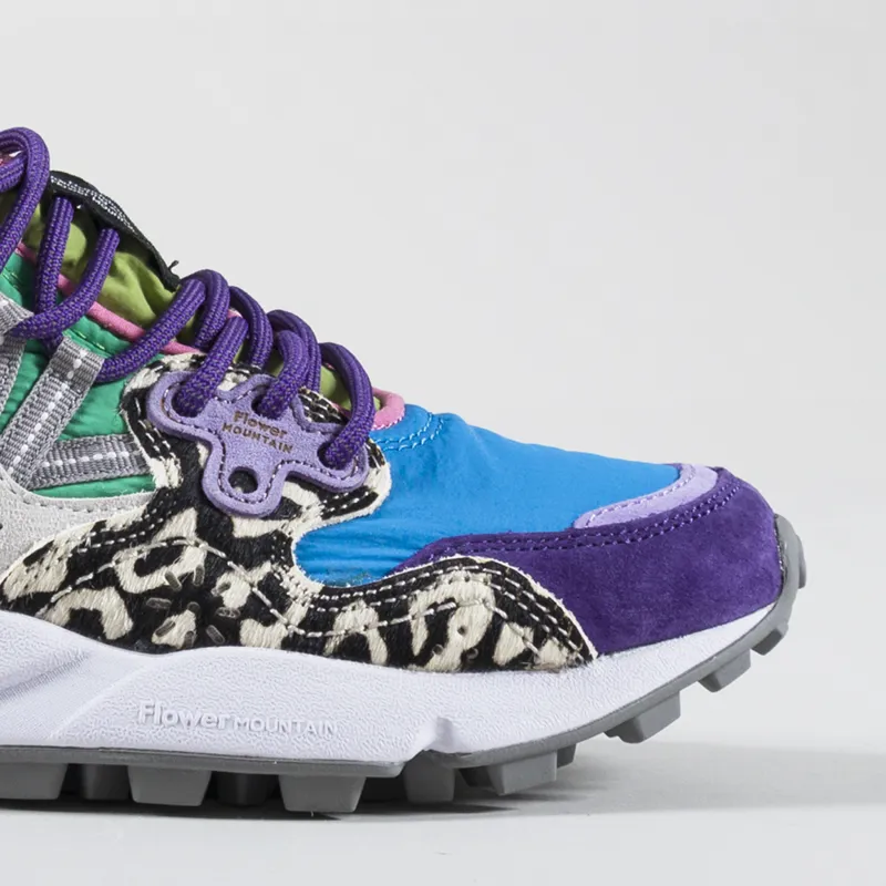 Flower Mountain Womens Yamano 3 Shoes Blue Indigo Pony Hair-5