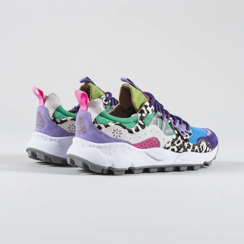 Flower Mountain Womens Yamano 3 Shoes Blue Indigo Pony Hair-1