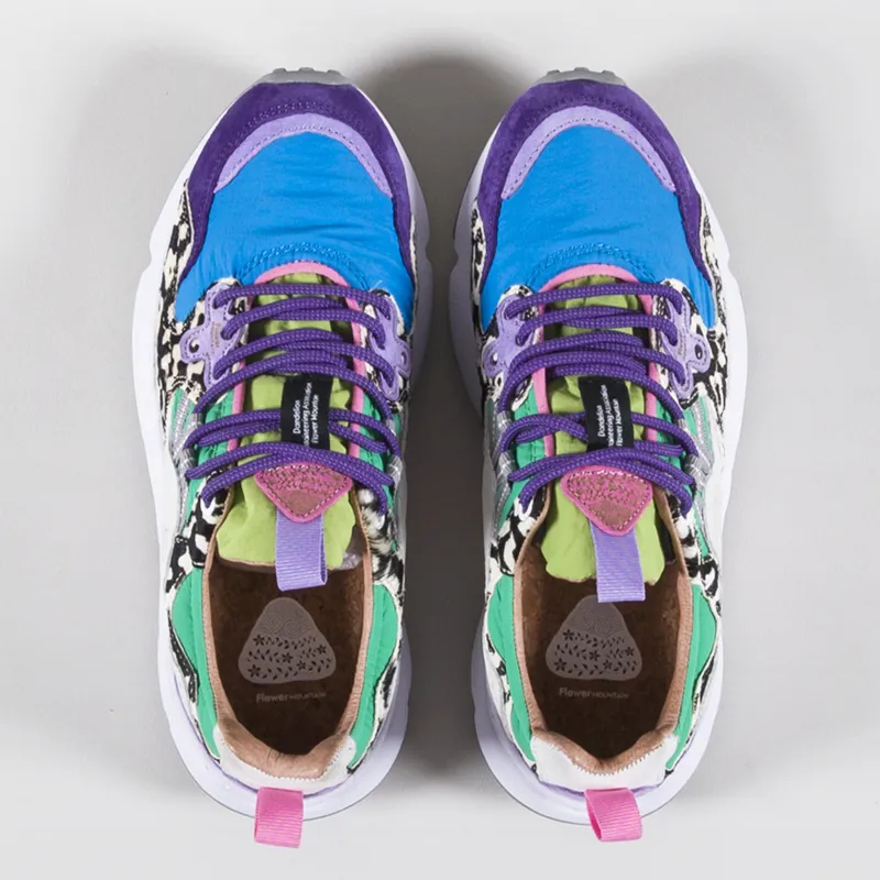 Flower Mountain Womens Yamano 3 Shoes Blue Indigo Pony Hair-6