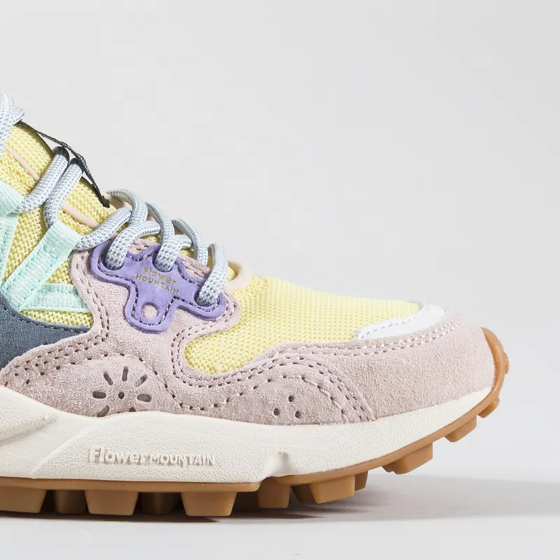 Flower Mountain Womens Yamano 3 Shoes Pink Yellow Fuchsia Knitted-5