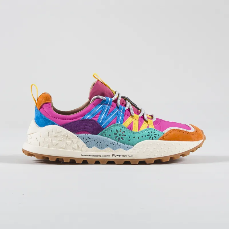 Flower Mountain Womens Washi Shoes Orange Green Pink-2