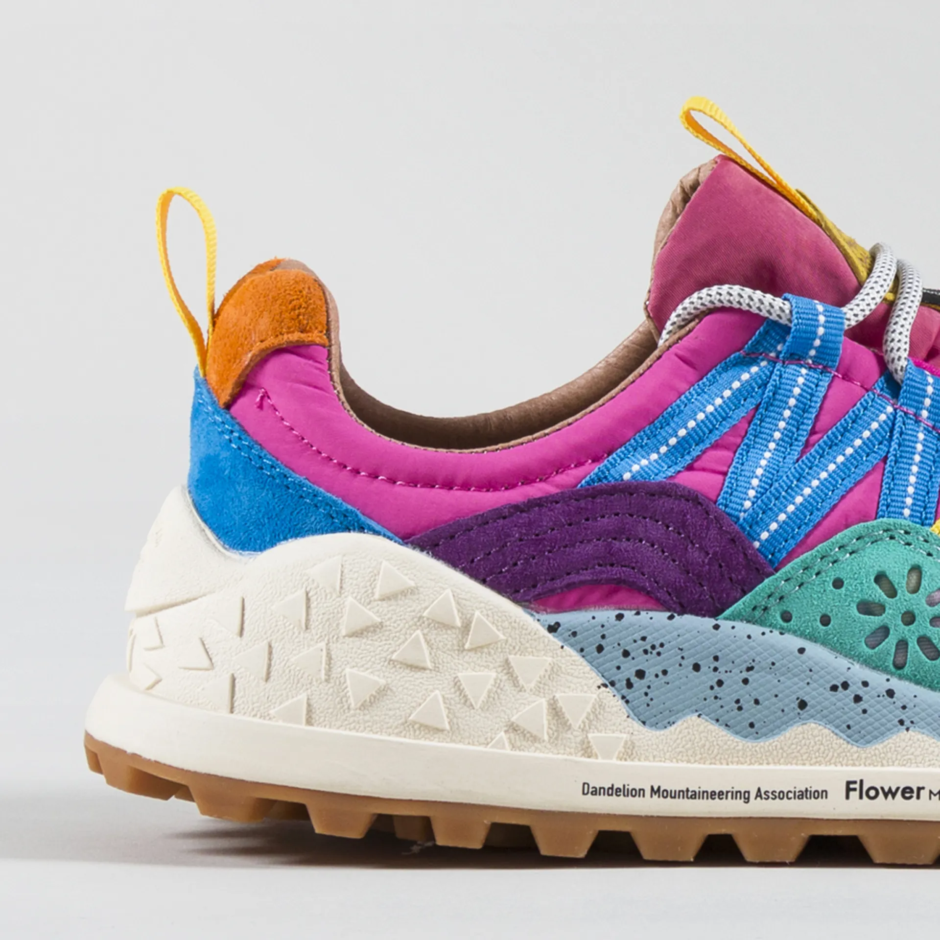 Flower Mountain Womens Washi Shoes Trainers Orange Green Pink