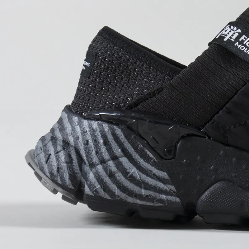 Flower Mountain Camp Shoes Black Nylon-4