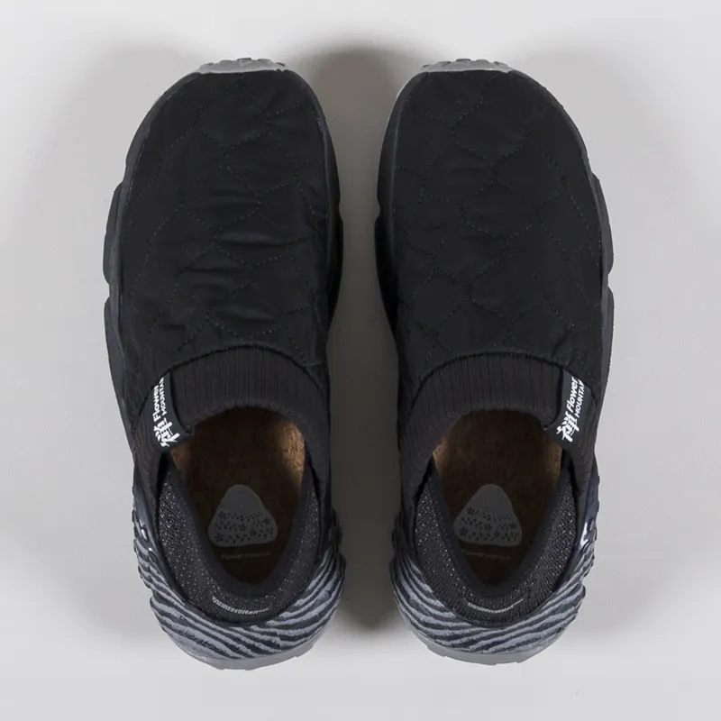 Flower Mountain Camp Shoes Black Nylon-6