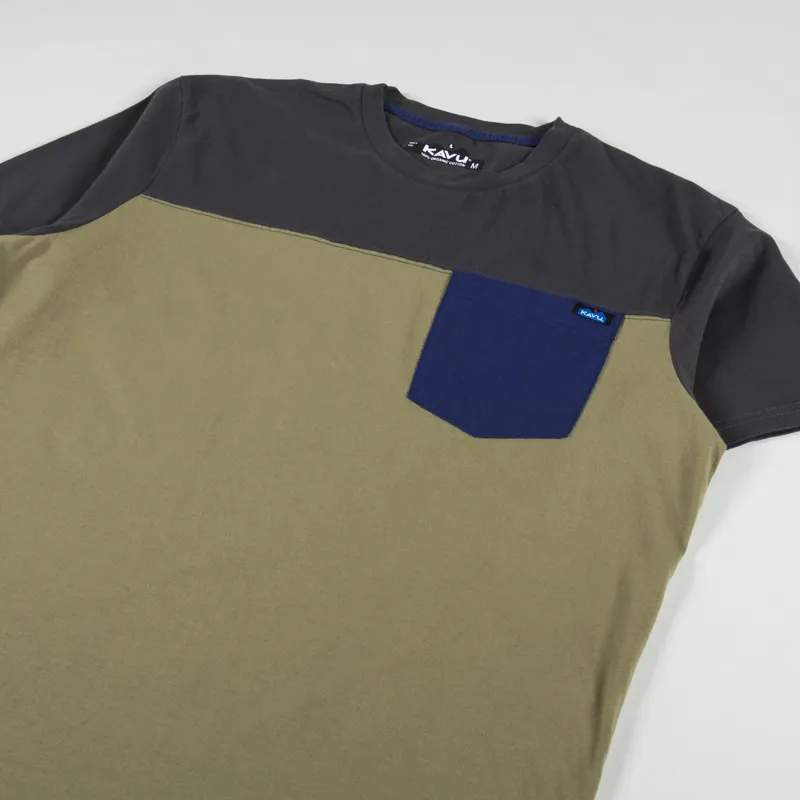 Kavu Piece Out T Shirt Shadow Trail-2