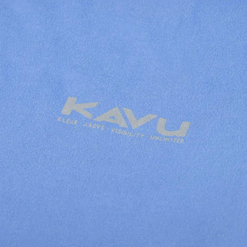Kavu All The Fun T Shirt Charged Blue-5
