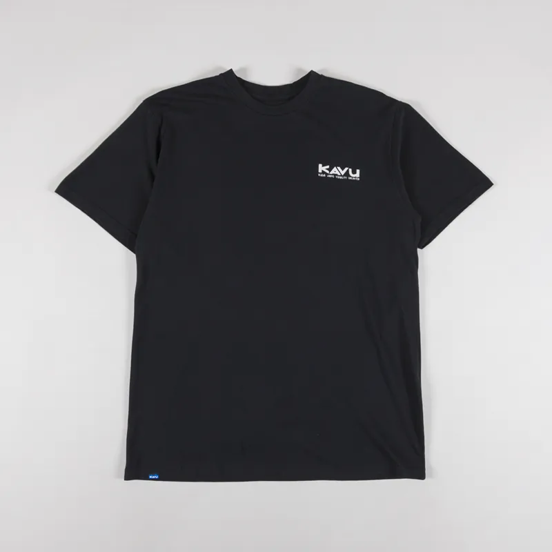 Kavu Klear Above Etch Art T Shirt Black-1