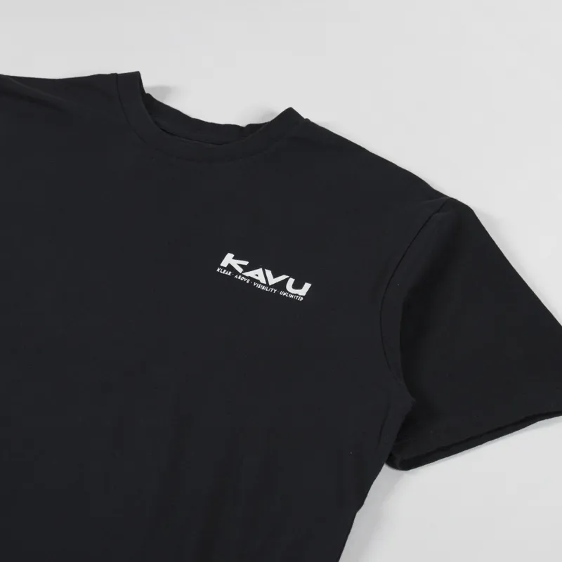 Kavu Klear Above Etch Art T Shirt Black-3