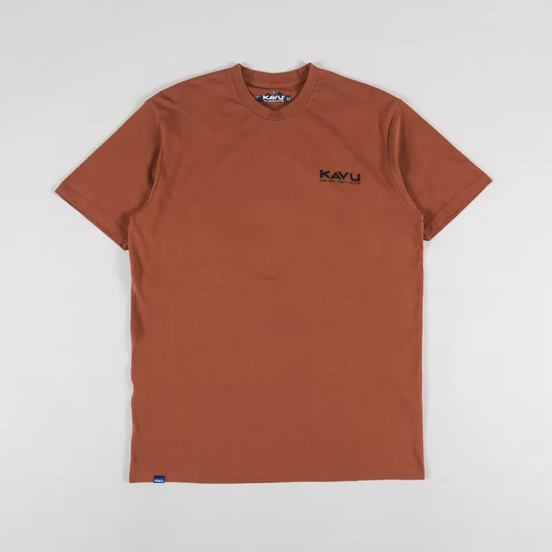 Kavu Klear Above Etch Art T Shirt Copper-1