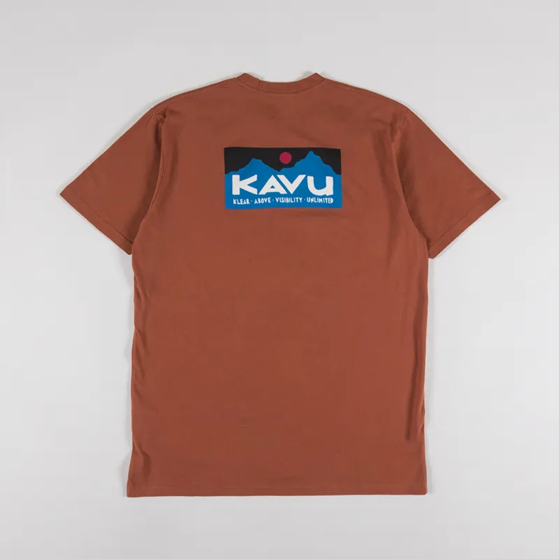 Kavu Klear Above Etch Art T Shirt Copper