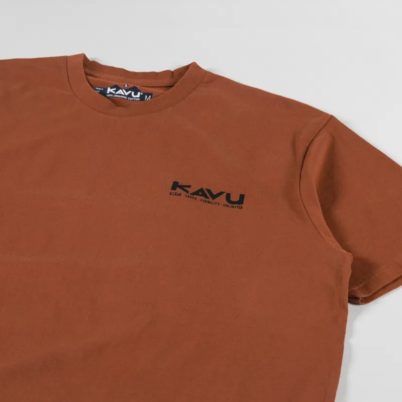 Kavu Klear Above Etch Art T Shirt Copper-4