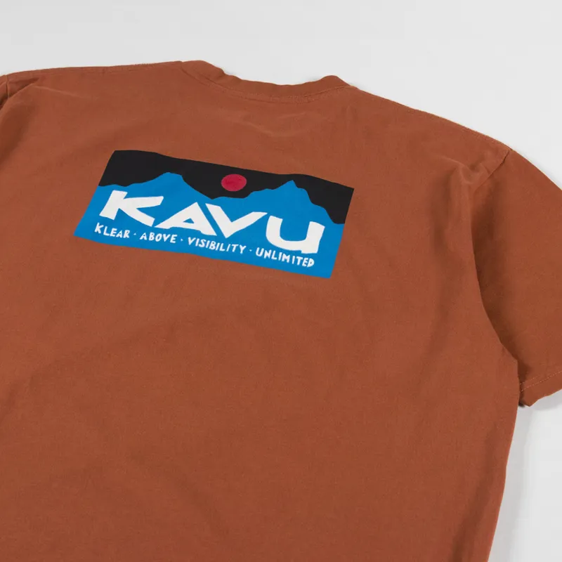 Kavu Klear Above Etch Art T Shirt Copper-2