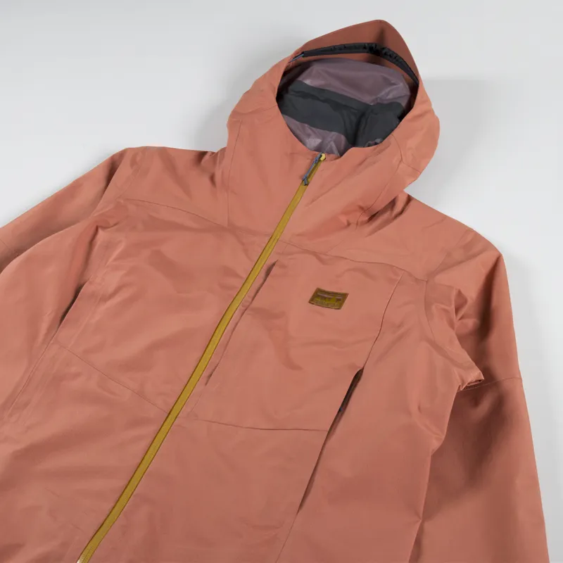 Patagonia Womens Boulder Fork Rain Jacket Sienna Clay-7