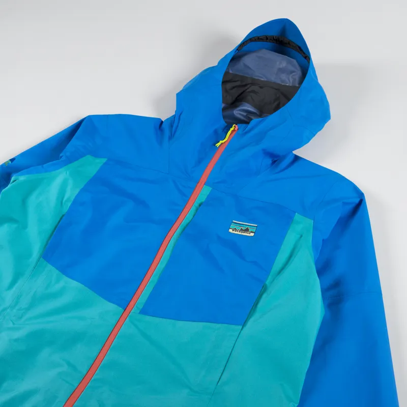 Patagonia Womens Boulder Fork Rain Jacket Subtidal Blue-7