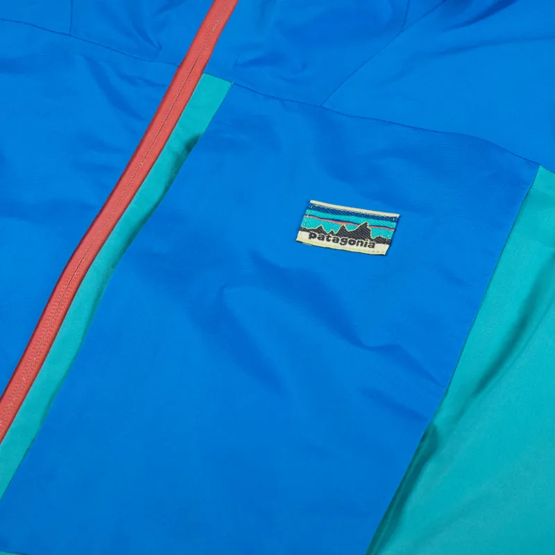 Patagonia Womens Boulder Fork Rain Jacket Subtidal Blue-10