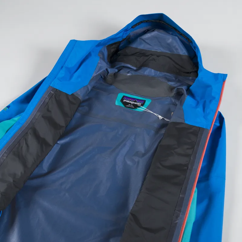 Patagonia Womens Boulder Fork Rain Jacket Subtidal Blue-8