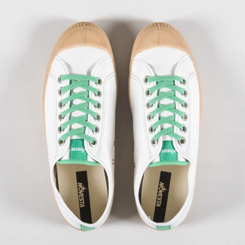 Novesta Star Master Contrast Shoes White Green Transparent-6