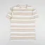 Anerkjendt Akkikki Stripe T Shirt Brown Rice