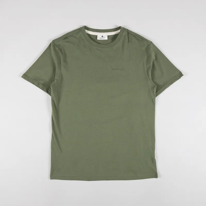 Anerkjendt Akkikki Print T Shirt Olivine-1