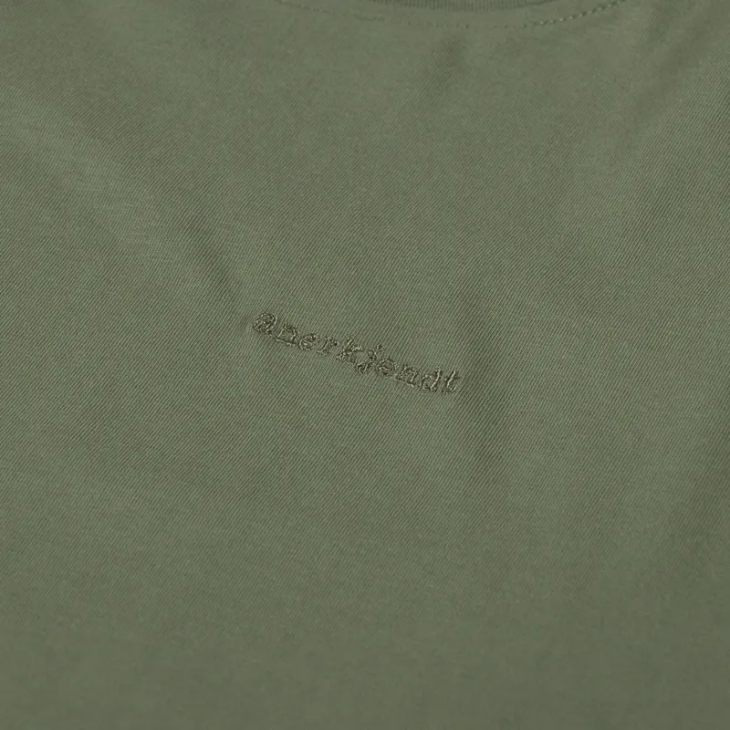 Anerkjendt Akkikki Print T Shirt Olivine-5