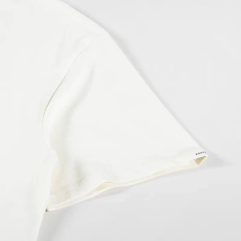 Anerkjendt Akkikki Print 2 T Shirt Tofu-5