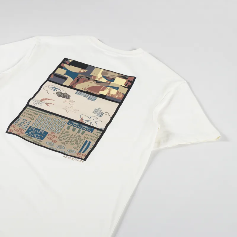 Anerkjendt Akkikki Print 2 T Shirt Tofu-2
