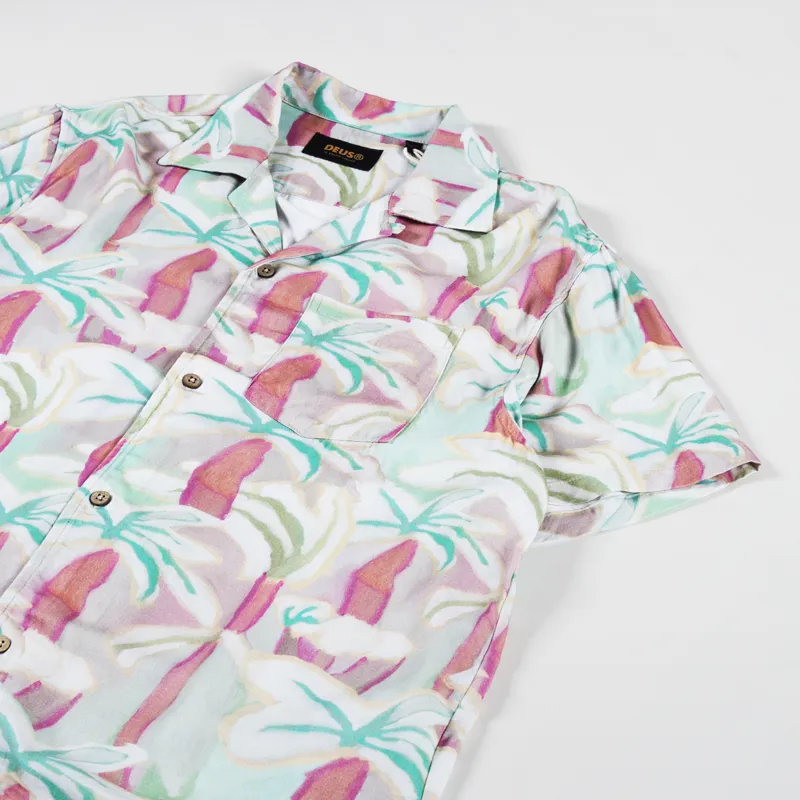 Deus Ex Machina Palms Shirt Sea Foam-1
