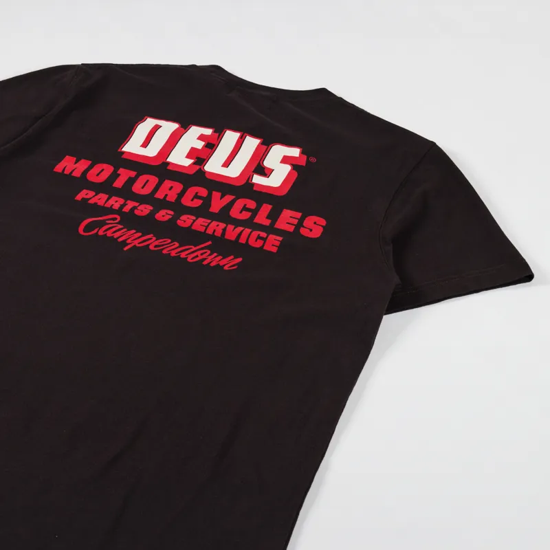 Deus Ex Machina Unchained T Shirt Choc Brown-2