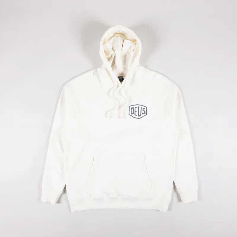 Deus Ex Machina Oversized Biarritz Hoodie Vintage White-1