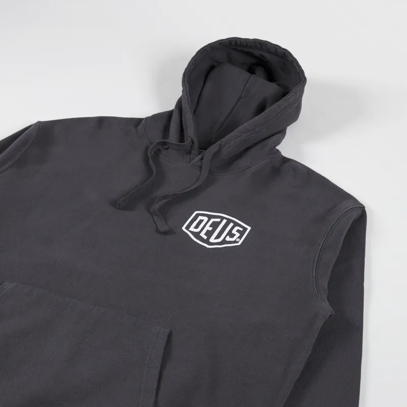 Deus Ex Machina Oversized Tokyo Hoodie Anthracite-3