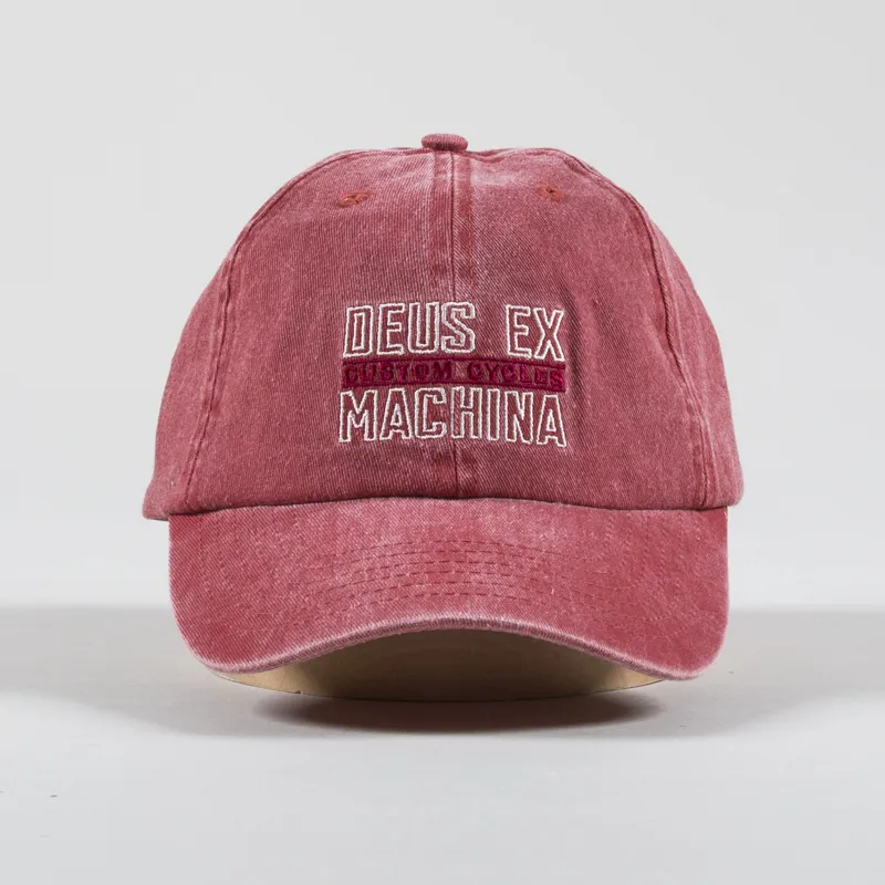 Deus Ex Machina Beam Dad Cap Red Clay-1