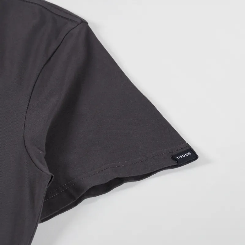 Deus Ex Machina Duke T Shirt Anthracite-6