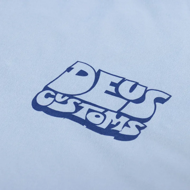 Deus Ex Machina Duke T Shirt Soft Chambray-5