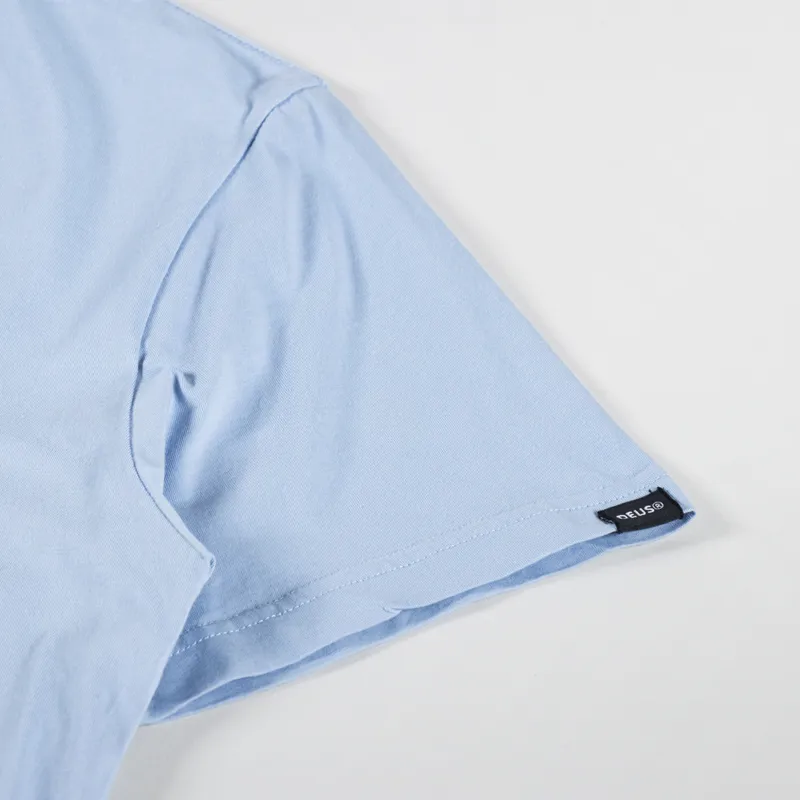 Deus Ex Machina Duke T Shirt Soft Chambray-6