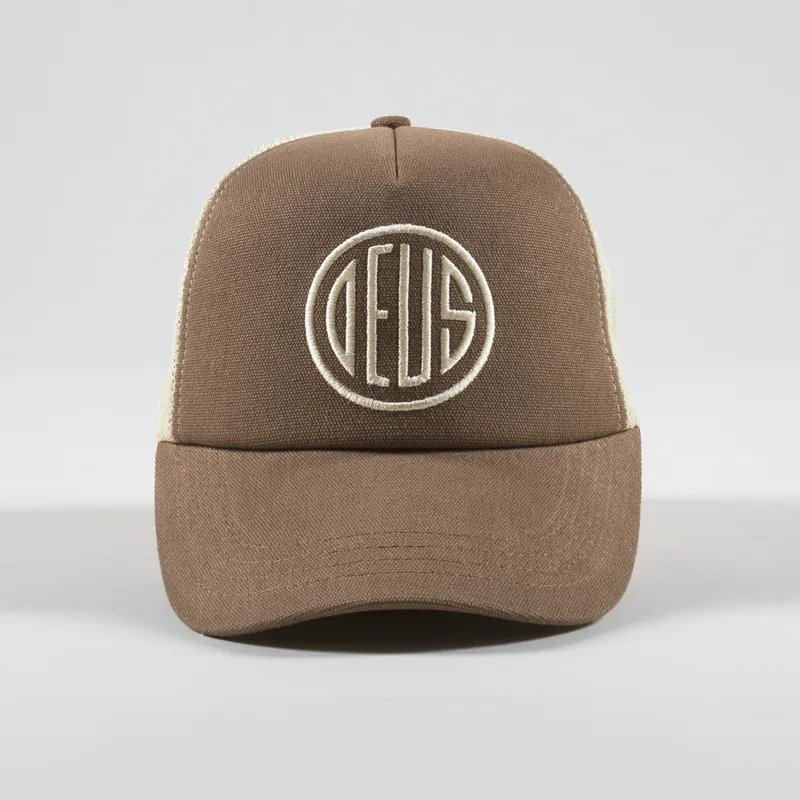 Deus Ex Machina Pill Trucker Cap Brown-1