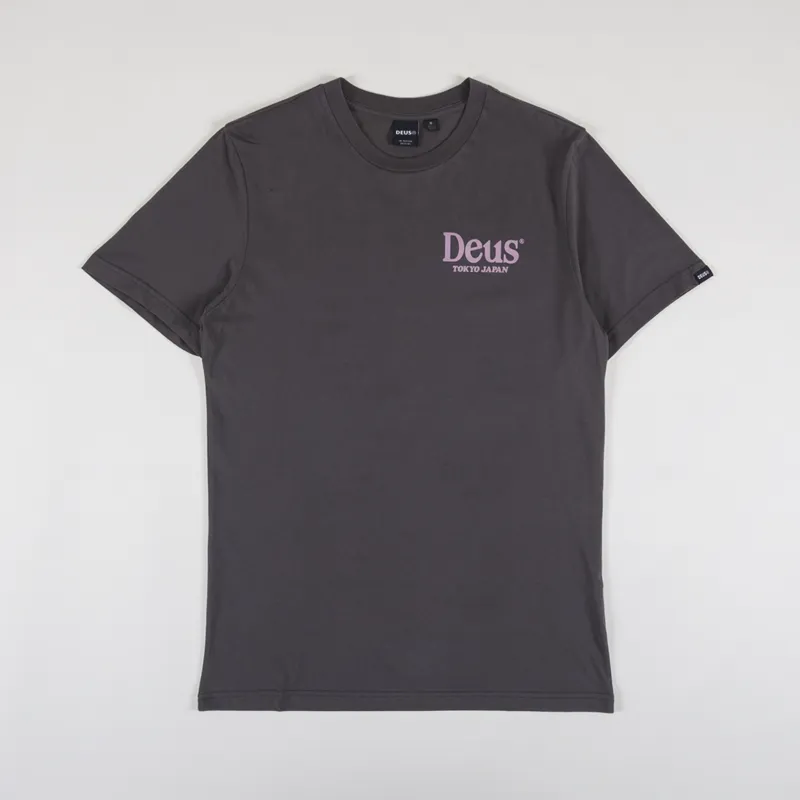 Deus Ex Machina Metro T Shirt Anthracite-1