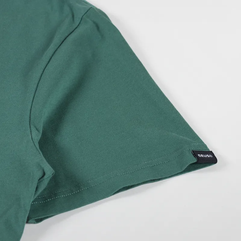 Deus Ex Machina Metro T Shirt Work Green-6