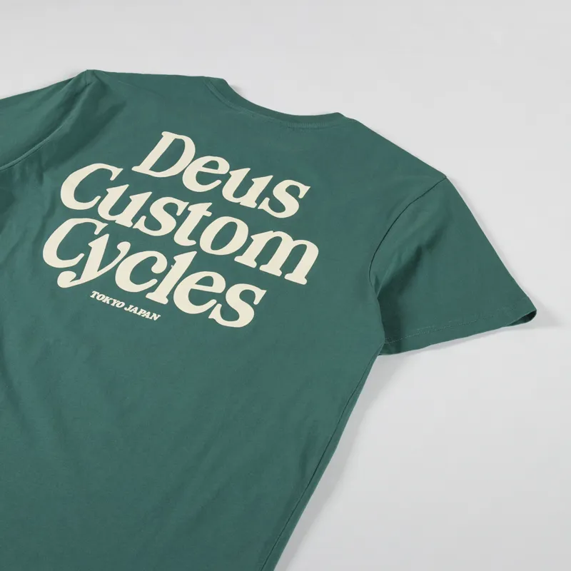 Deus Ex Machina Metro T Shirt Work Green-2
