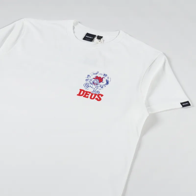 Deus Ex Machina New Redline T Shirt Vintage White-3