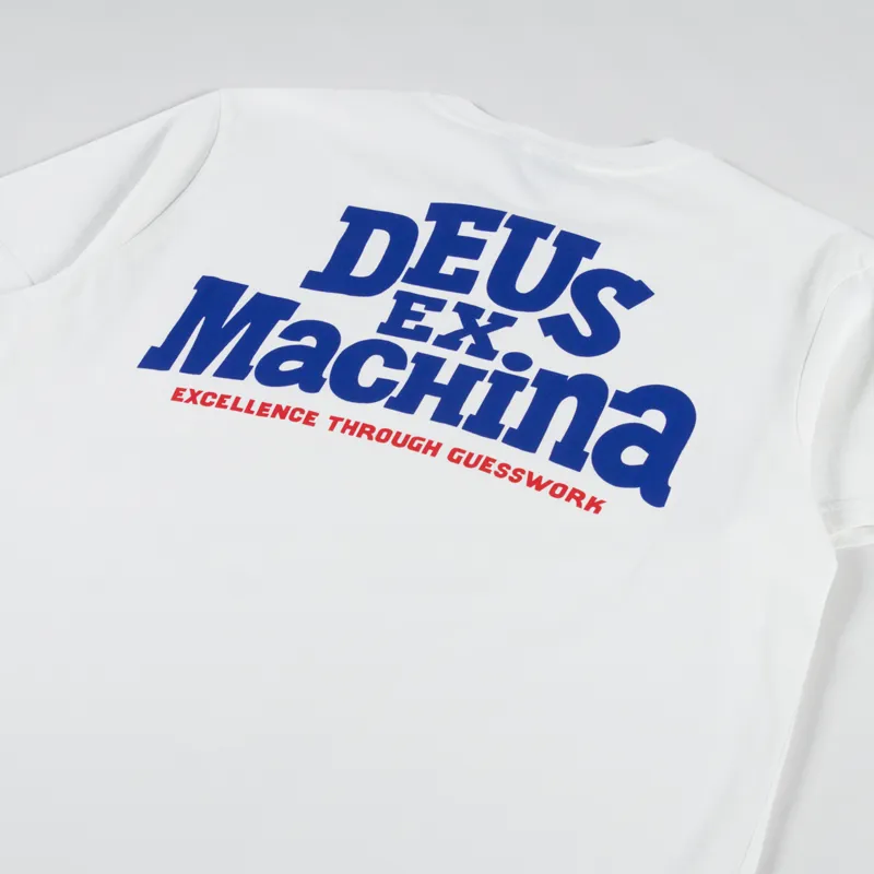 Deus Ex Machina New Redline T Shirt Vintage White-2