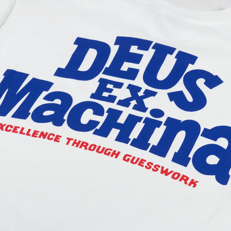 Deus Ex Machina New Redline T Shirt Vintage White-4