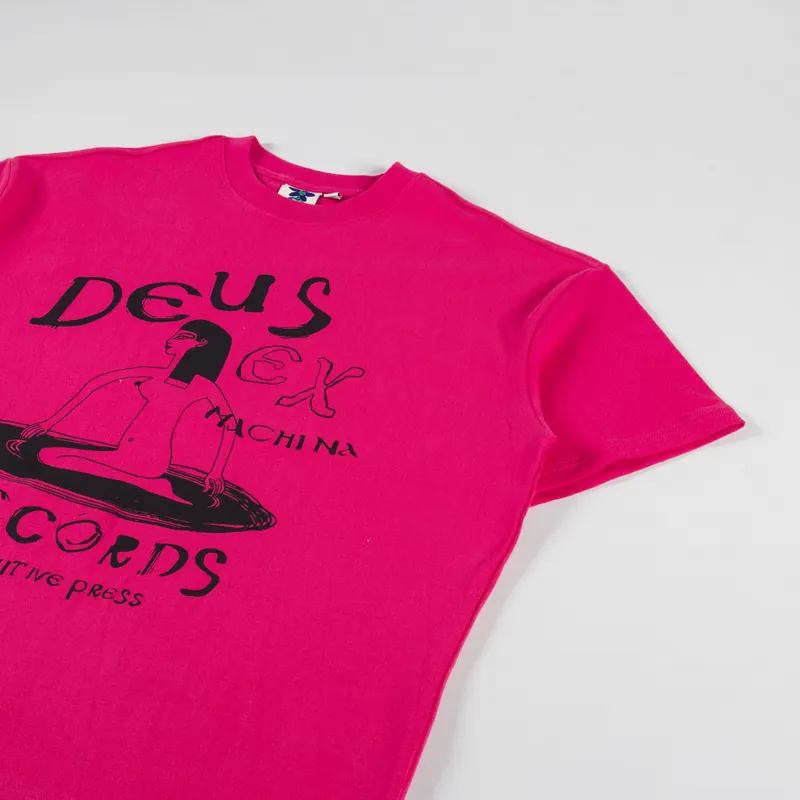 Deus Ex Machina Womens Primitive T Shirt Paradise Pink-5