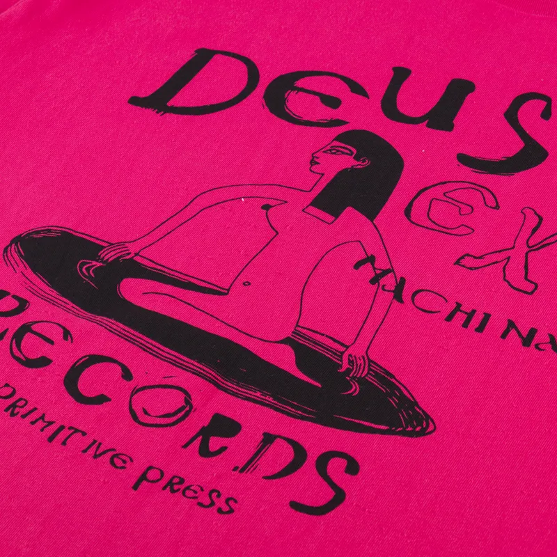 Deus Ex Machina Womens Primitive T Shirt Paradise Pink-6