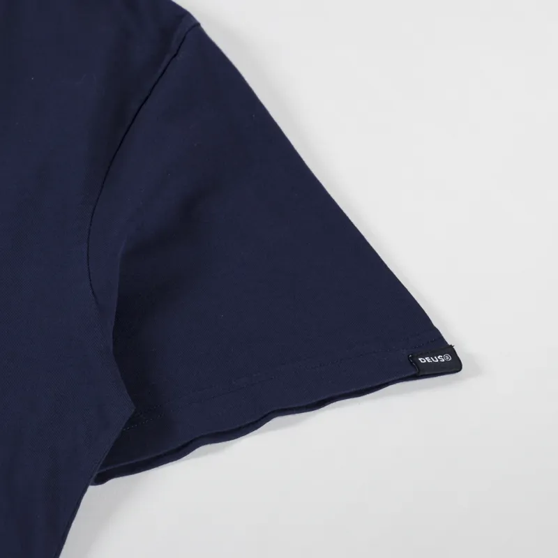 Deus Ex Machina Stairway T Shirt Navy-6