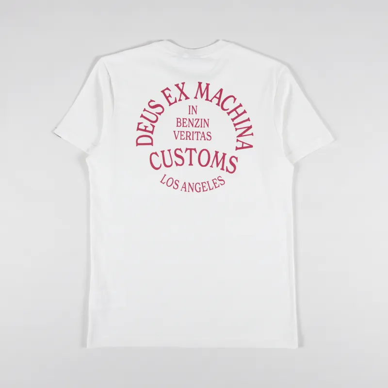 Deus Ex Machina Crossroad T Shirt Vintage White