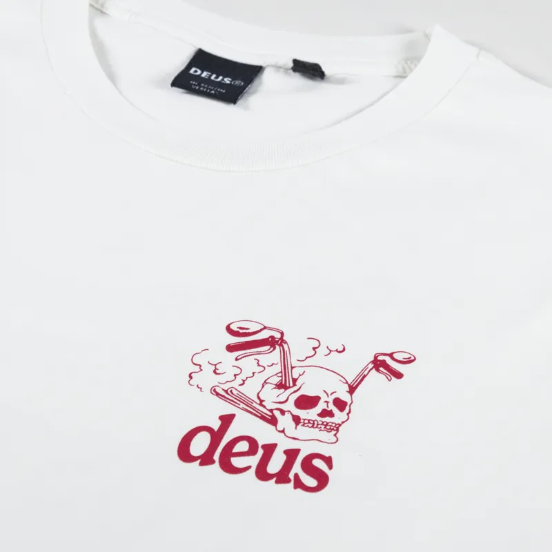 Deus Ex Machina Crossroad T Shirt Vintage White-5