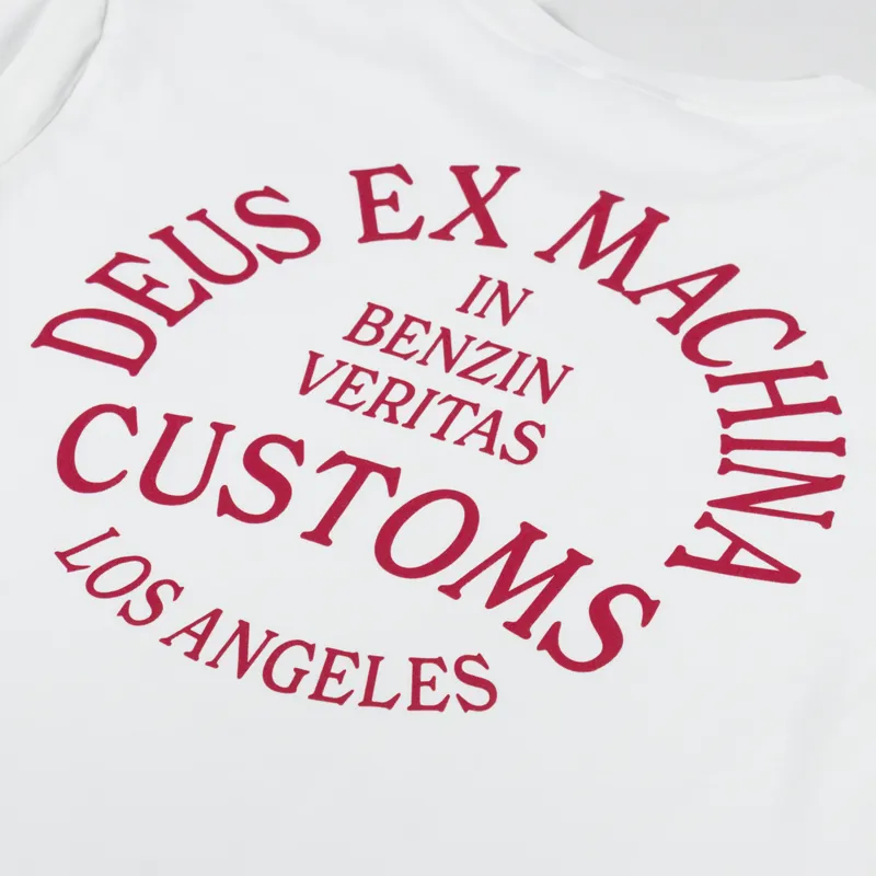 Deus Ex Machina Crossroad T Shirt Vintage White-4