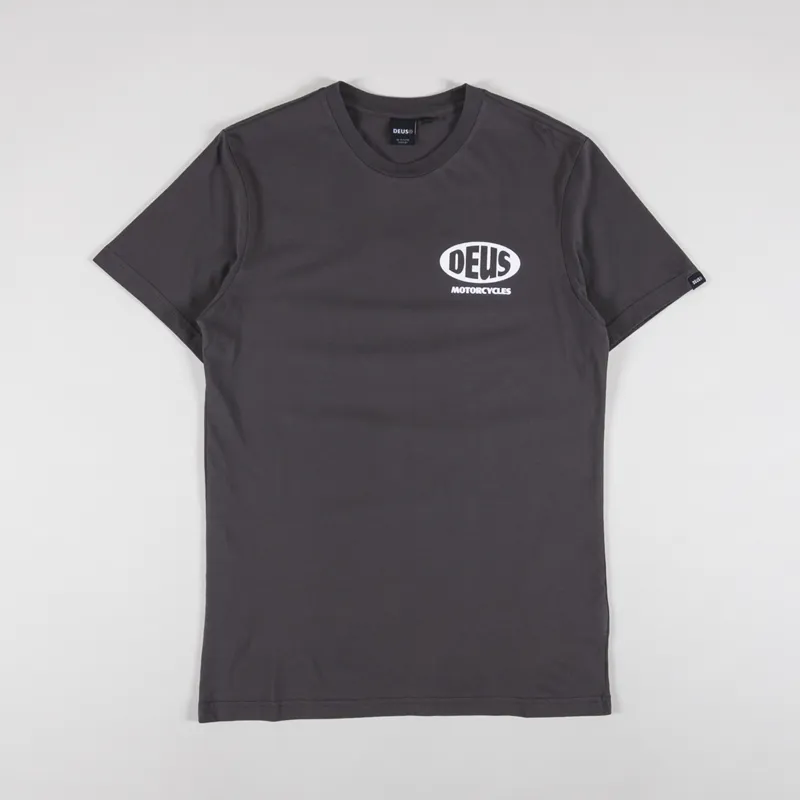 Deus Ex Machina Bellwhether T Shirt Anthracite-1