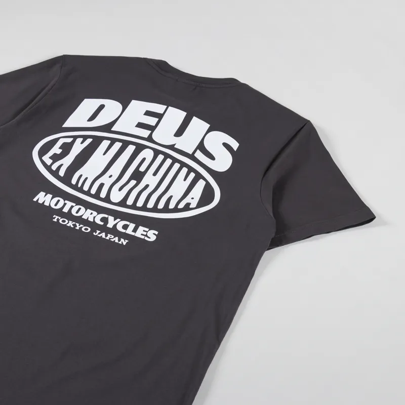 Deus Ex Machina Bellwhether T Shirt Anthracite-2