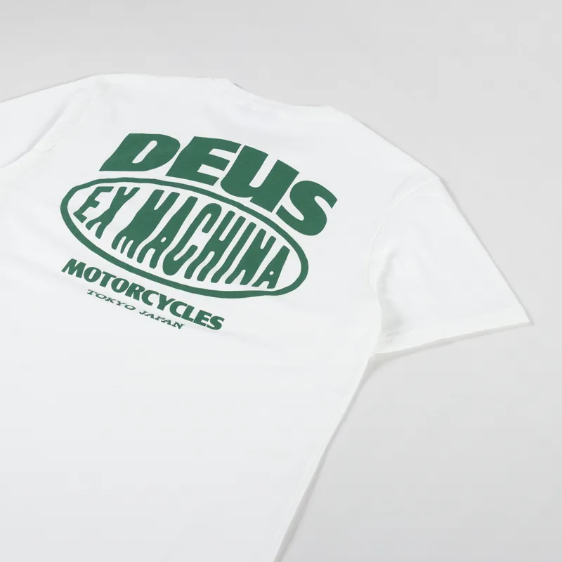 Deus Ex Machina Bellwhether T Shirt Vintage White-2